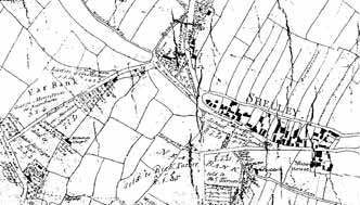 Map of Shelley produced at the time of the Shelley Enclosure 1807